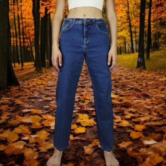 Gloria Vanderbilt Denim Jeans Sz 16 M Tapered Red Label Blue Med Wash High Rise. - Picture 12 of 16